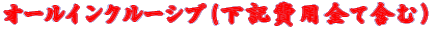 オールインクルーシブ